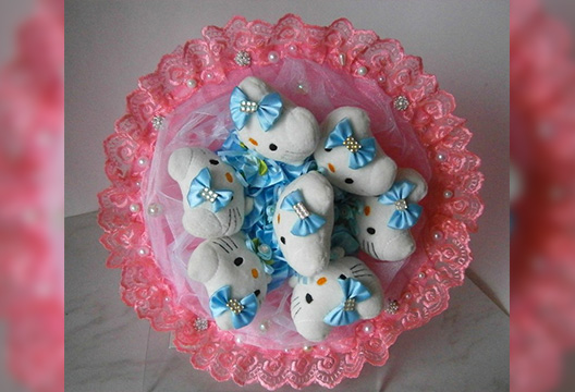 Букет из плюшевых котят 2