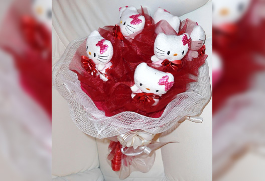 Букет из плюшевых котят 7