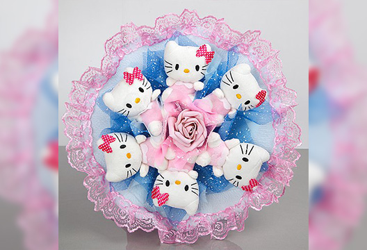 Букет из плюшевых котят 8