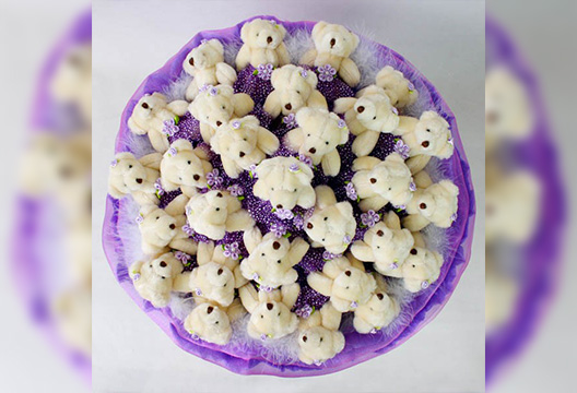 Букет из плюшевых мишек 32